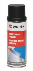 Lakovací sprej černý Wuerth 400ml - odolný do 650°C